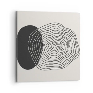 Obraz na plátně - Trvání a kmitání - 70x70 cm