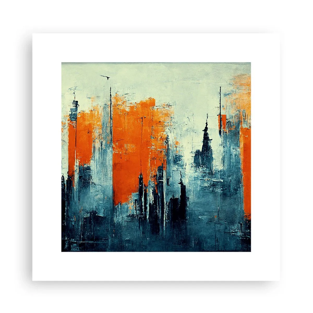 Plakát - Moderní krajina - 30x30 cm