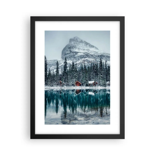 Plakát v černém rámu - Kanadské útočiště - 30x40 cm
