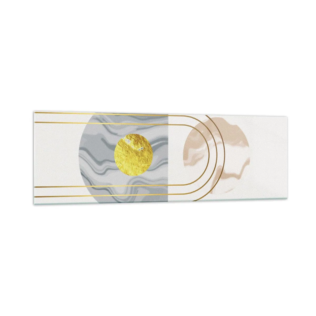 Obraz na skle - Jas a zářivost - 160x50 cm