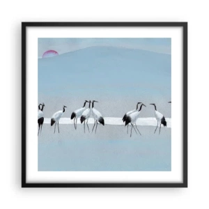 Plakát v černém rámu - Po horkém dni - 50x50 cm