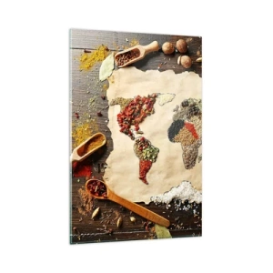 Obraz na skle - Všechny chutě světa - 80x120 cm