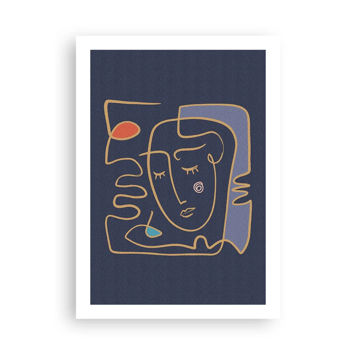 Plakát - V zádumčivosti - 50x70 cm