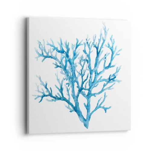 Obraz na plátně - Mořský filigrán - 40x40 cm