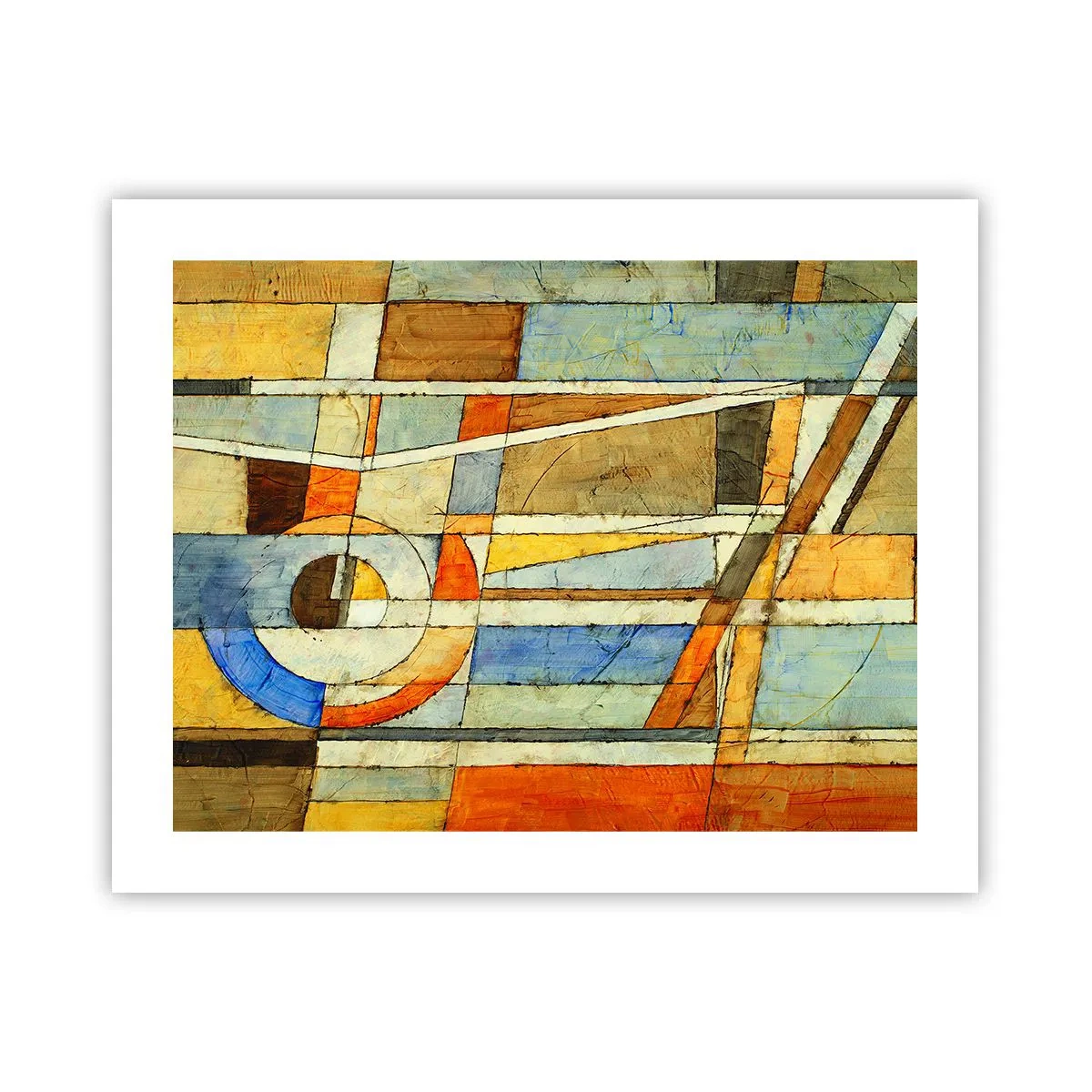 Plakát - Kubismus na stavbě - 50x40 cm