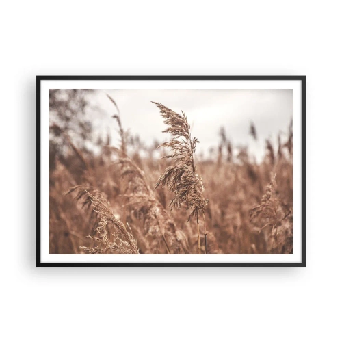 Plakát v černém rámu - Na polích už je podzim - 100x70 cm