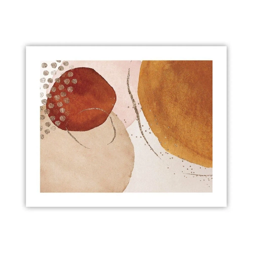 Plakát - Zaoblení a pohyb - 50x40 cm