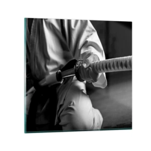 Obraz na skle - Duše bojovníka - 40x40 cm