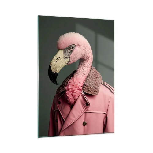 Obraz na skle - Skutečný elegán - 50x70 cm