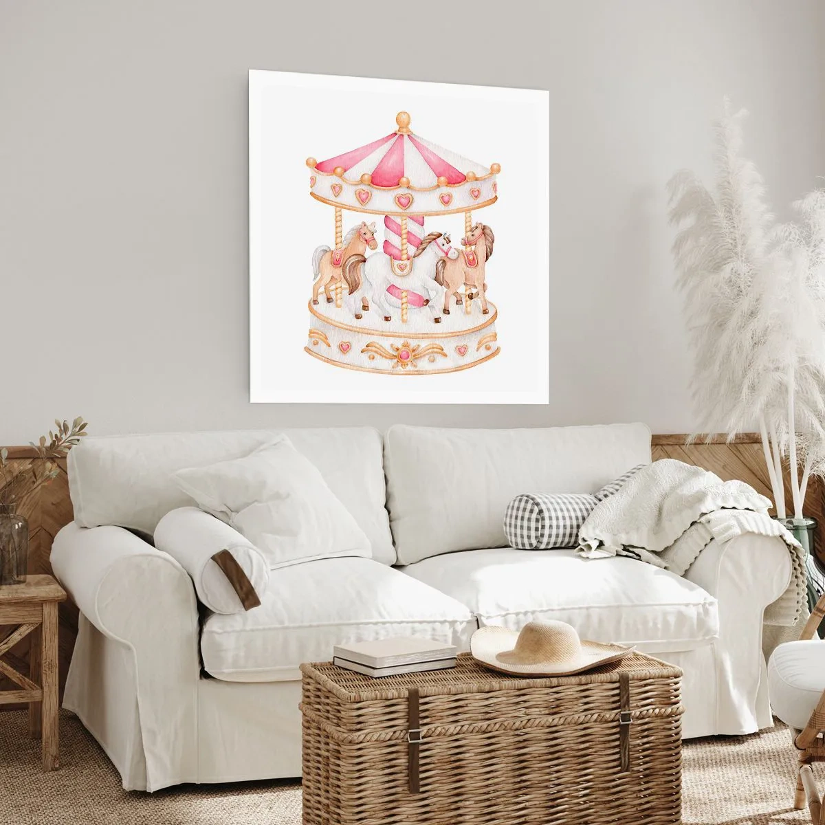 Plakát - Sladký svět dětství - 30x30 cm