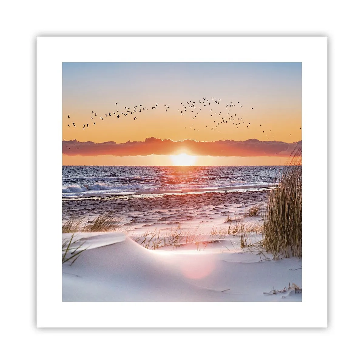 Plakát - Horizontální krajina - 40x40 cm