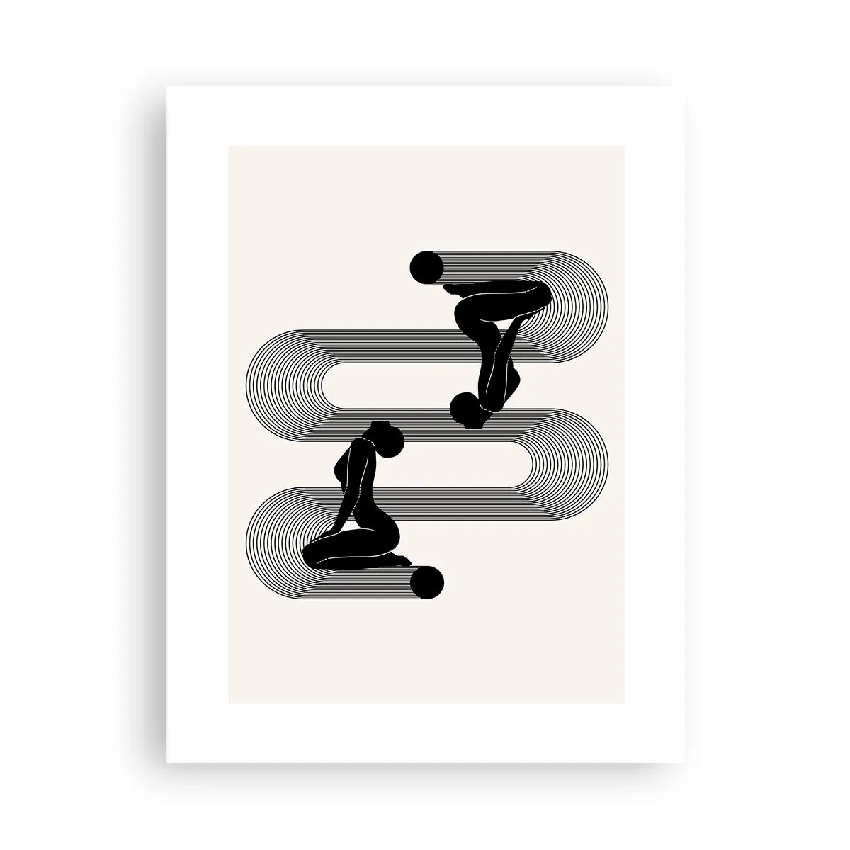 Plakát - Smyslná symetrie - 30x40 cm