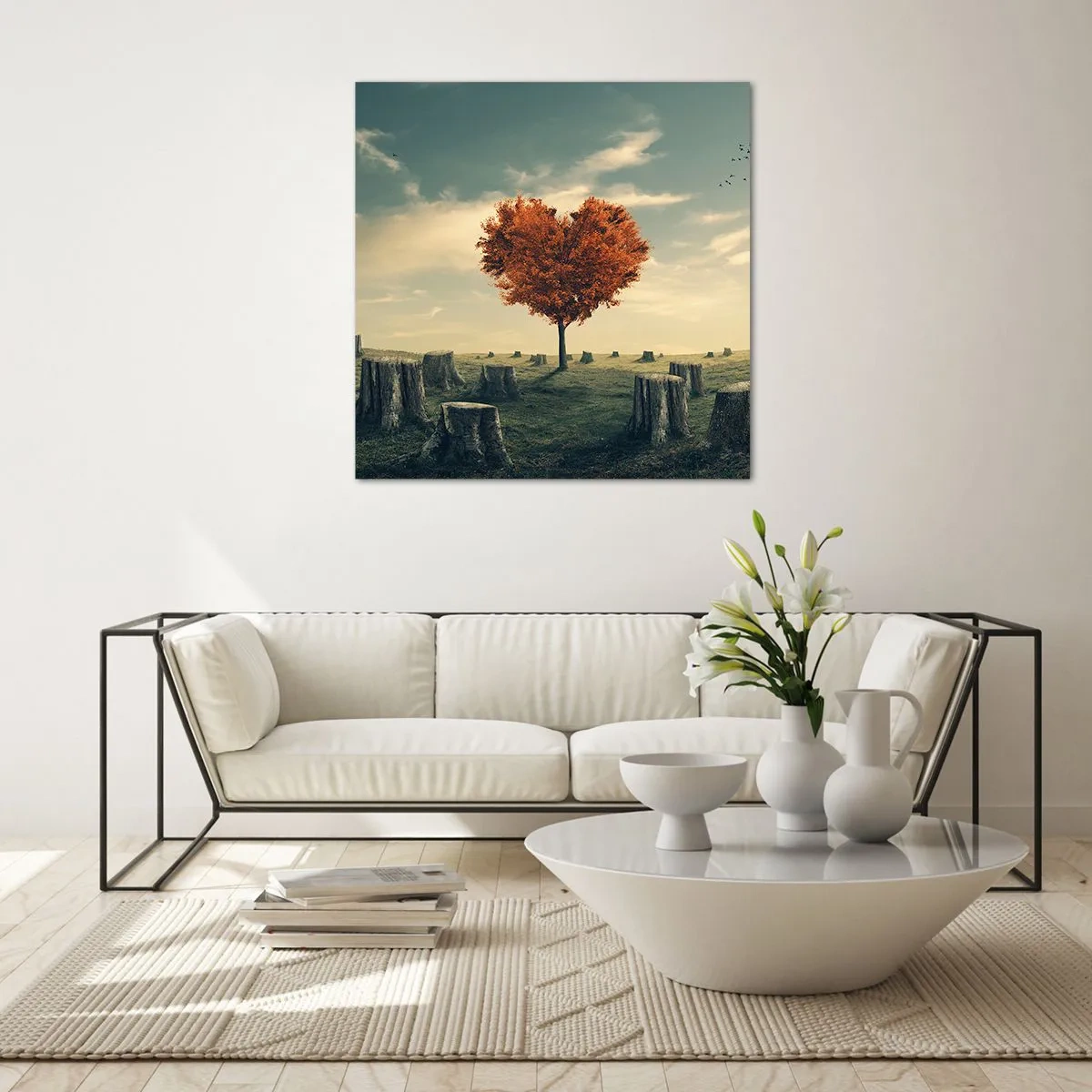 Obraz na skle - Pořád je ještě naděje - 60x60 cm