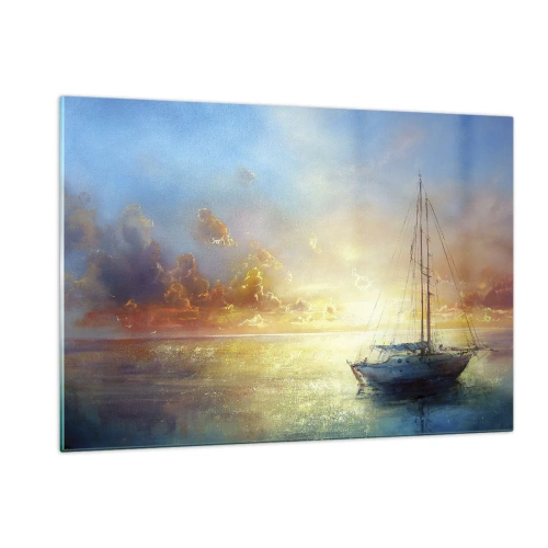 Obraz na skle - Ve zlatém zálivu - 120x80 cm