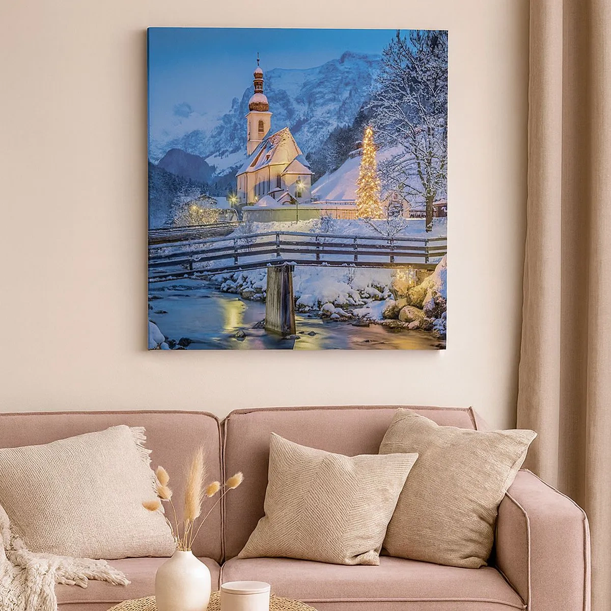 Obraz na plátně - Duch Vánoc - 30x30 cm