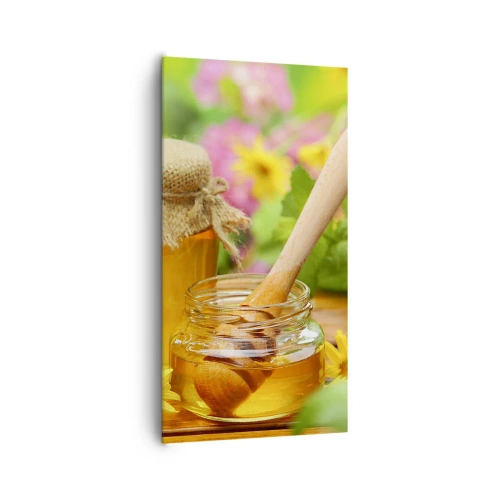 Obraz na plátně - Sladce a květinově - 65x120 cm