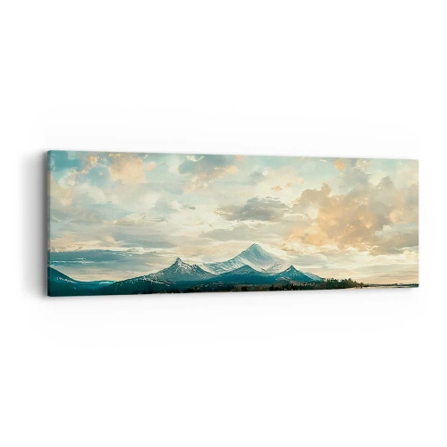 Obraz na plátně - Pod ochranou nebe - 90x30 cm