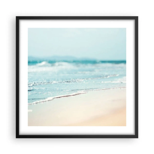 Plakát v černém rámu - Teplo a hluk - 50x50 cm