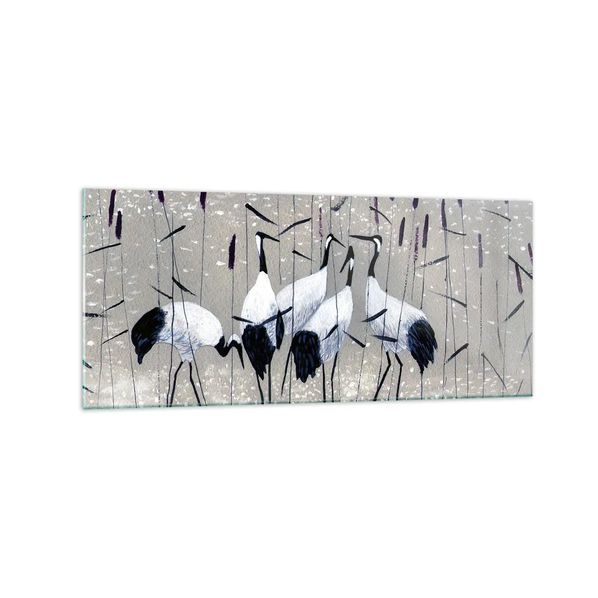 Obraz na skle - Mezi svými - 120x50 cm