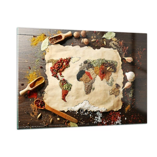 Obraz na skle - Všechny chutě světa - 120x80 cm