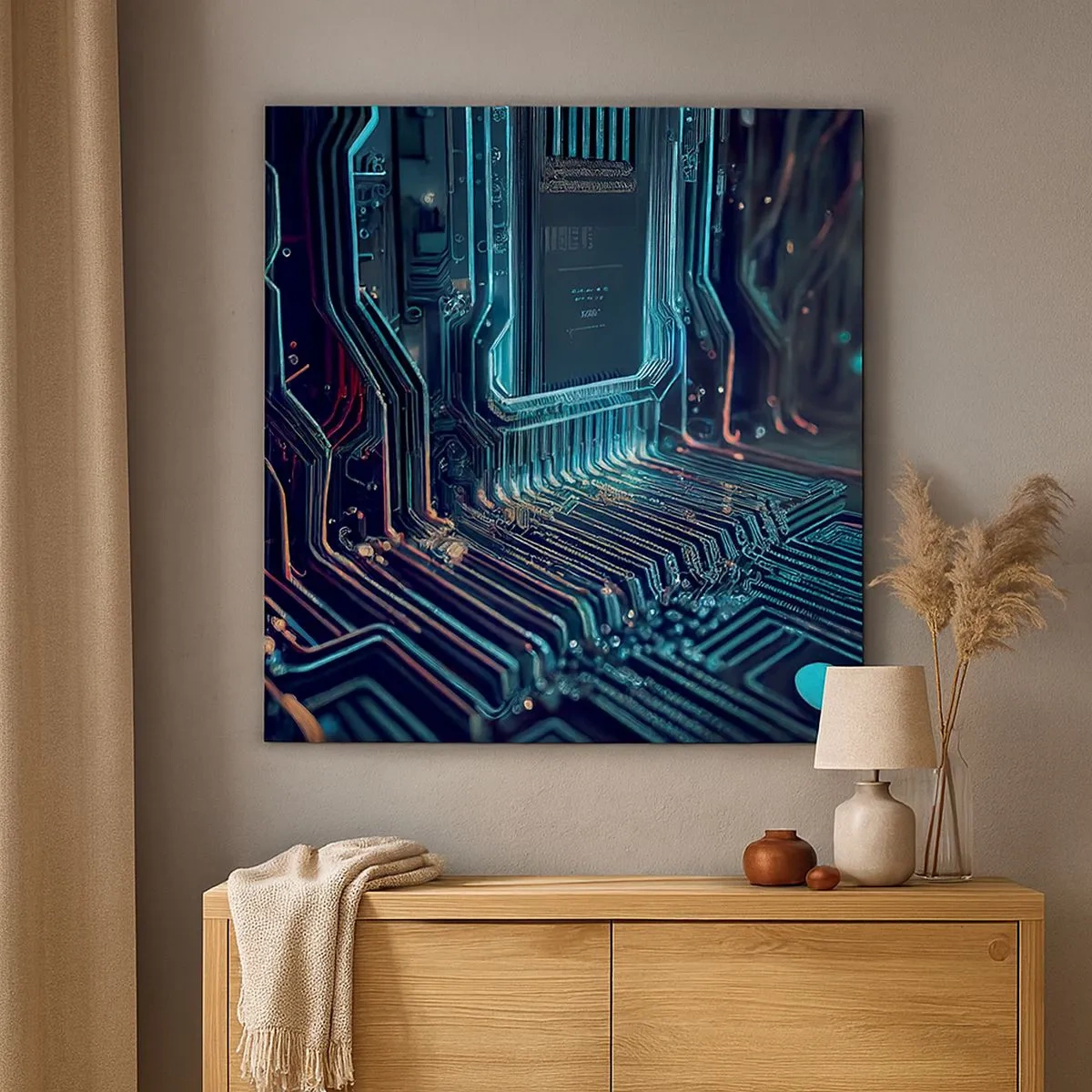 Obraz na plátně - Jen tak přemýšlím… - 30x30 cm