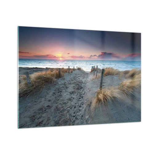 Obraz na skle - Za trochu lásky šel bych světa kraj… - 100x70 cm