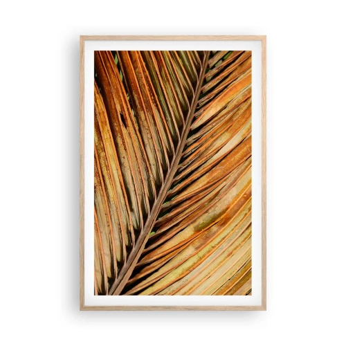 Plakát v rámu světlý dub - Kokosové zlato - 61x91 cm