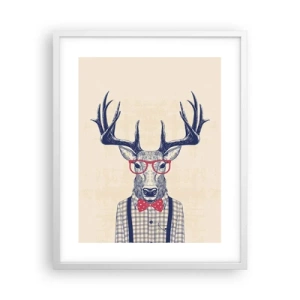 Plakát v bílém rámu - Zábavná extravagance - 40x50 cm