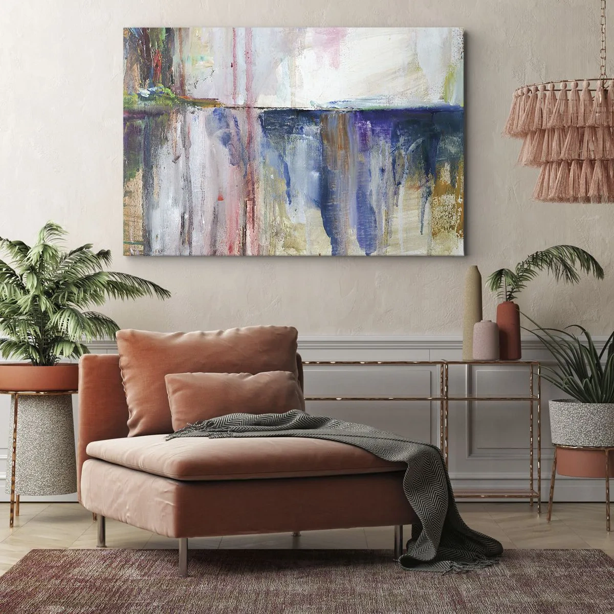 Obraz na plátně - Barevné dojmy a asociace - 70x50 cm