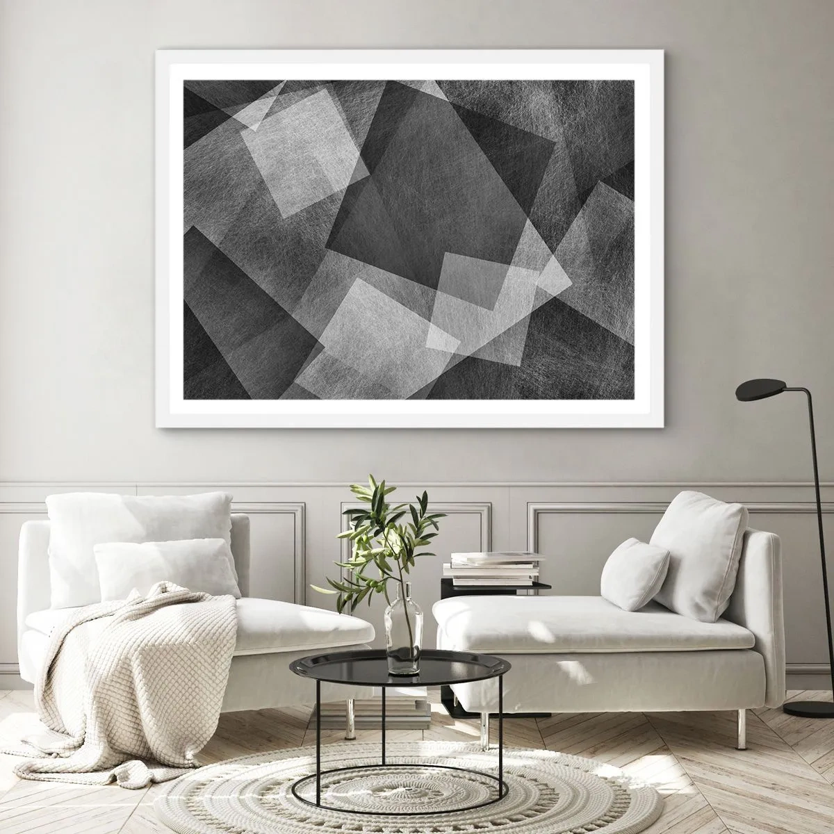 Plakát v bílém rámu - Odvěký symbol trvalosti a pořádku - 70x50 cm