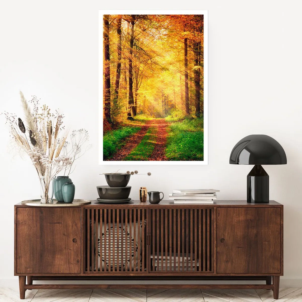Plakát - Lesně-zlaté ticho - 70x100 cm