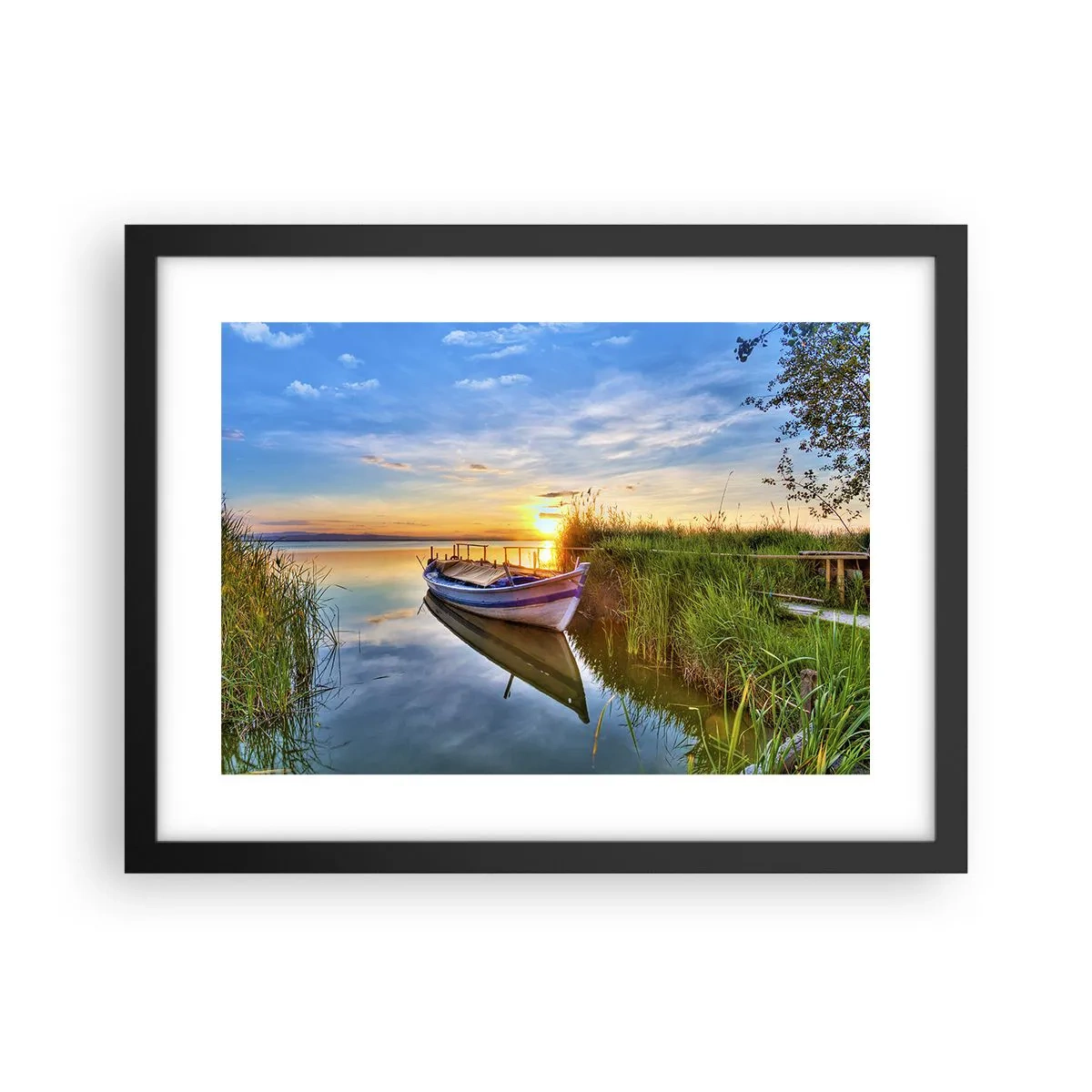 Plakát v černém rámu - Zátoka splněných snů - 40x30 cm