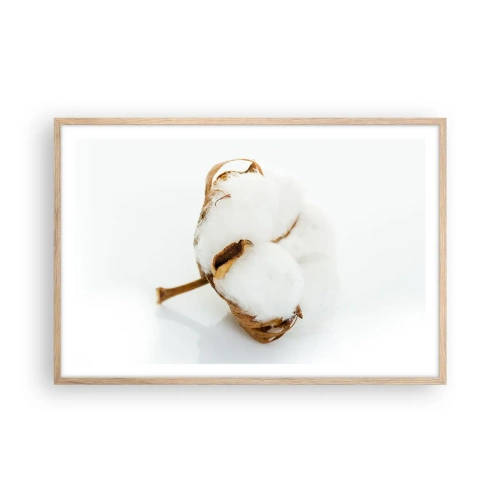 Plakát v rámu světlý dub - Měkká od přírody - 91x61 cm