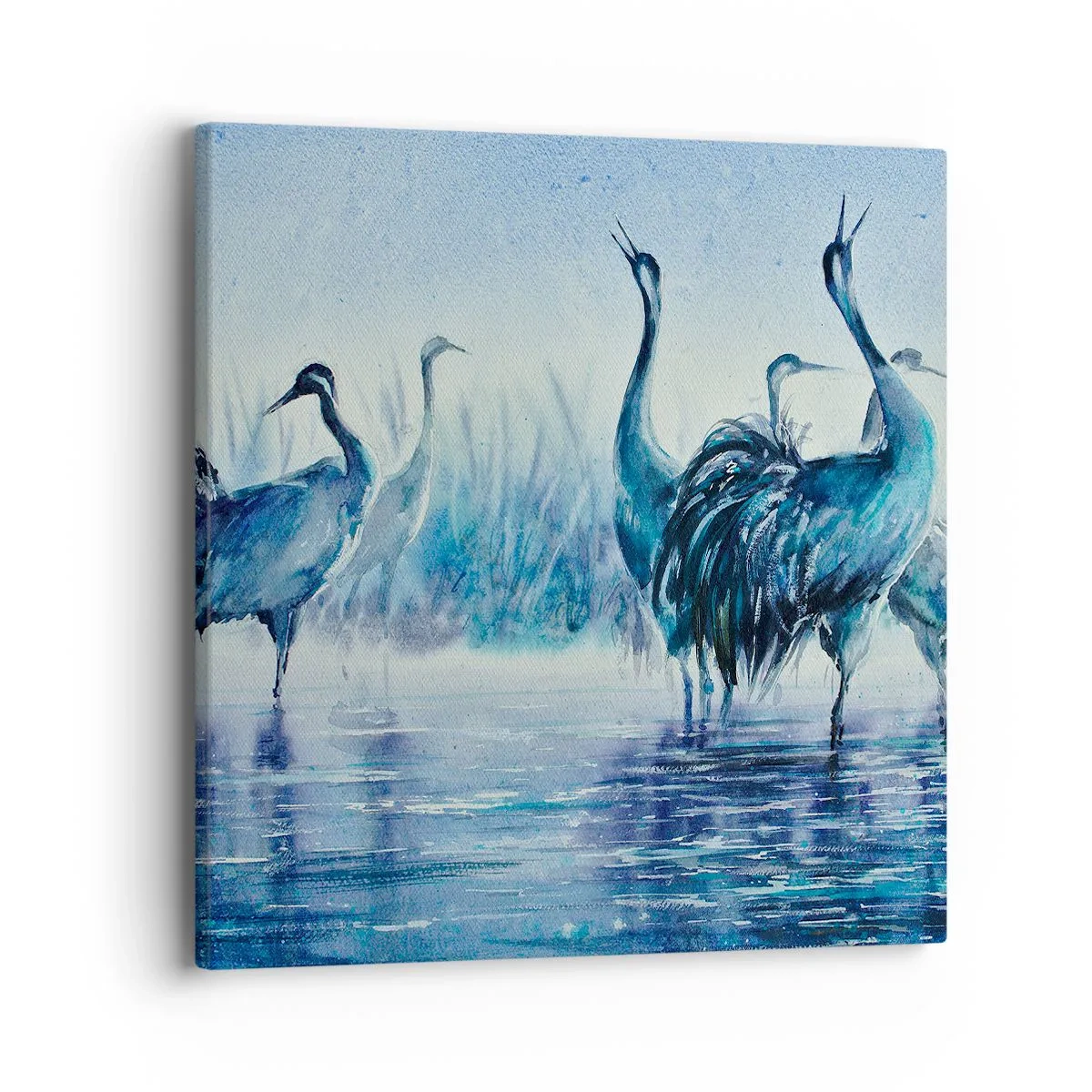 Obraz na plátně - Ranní setkání - 40x40 cm