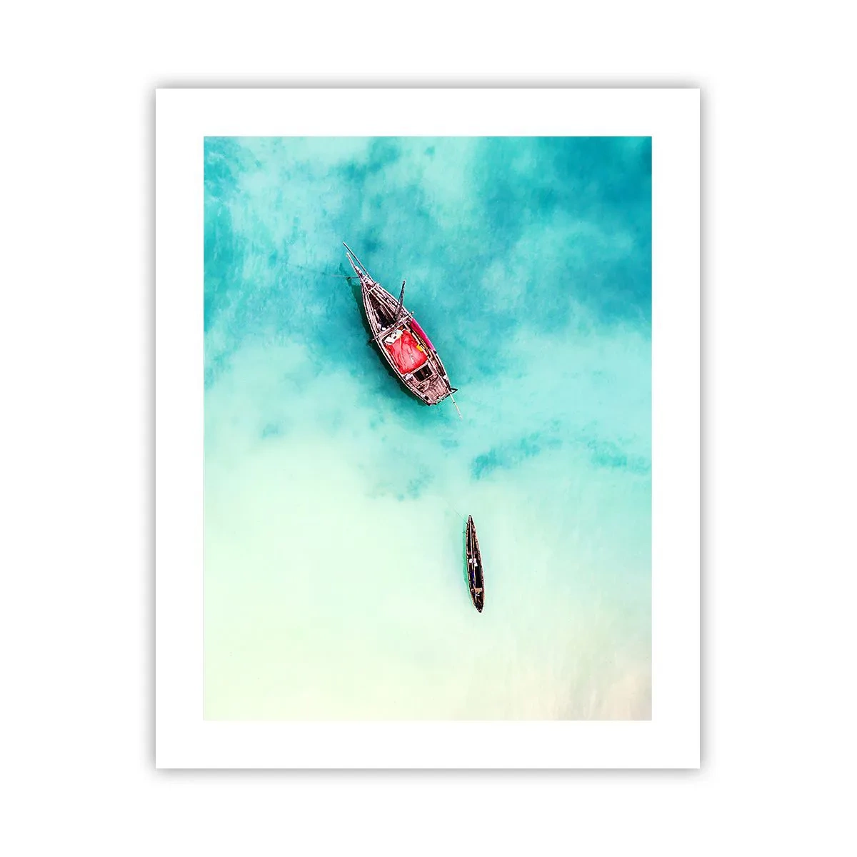 Plakát - Protože na plážích Zanzibaru, když je přebytek vody… - 40x50 cm