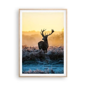 Plakát v rámu světlý dub - Korunován na svém panství - 70x100 cm