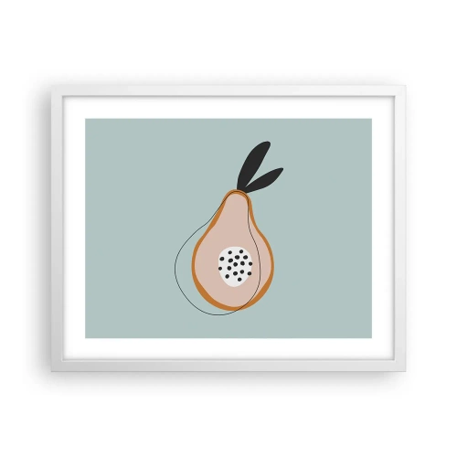 Plakát v bílém rámu - Pronikání do podstaty věcí - 50x40 cm