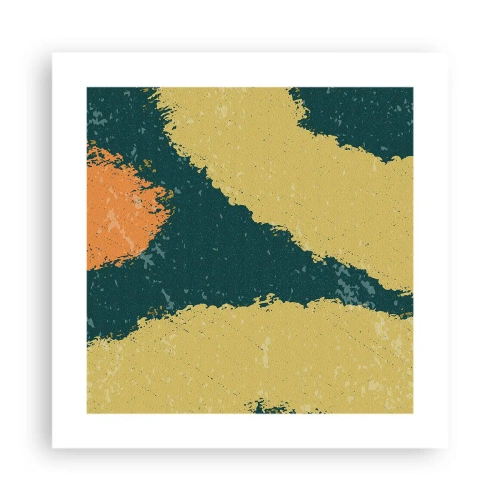 Plakát - Abstrakce – zpomalený pohyb - 40x40 cm