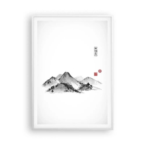 Plakát v bílém rámu - Za hranicí vzdálenosti - 70x100 cm