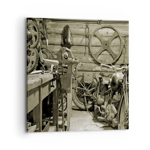 Obraz na plátně - V kůlně strýce Vládi - 70x70 cm