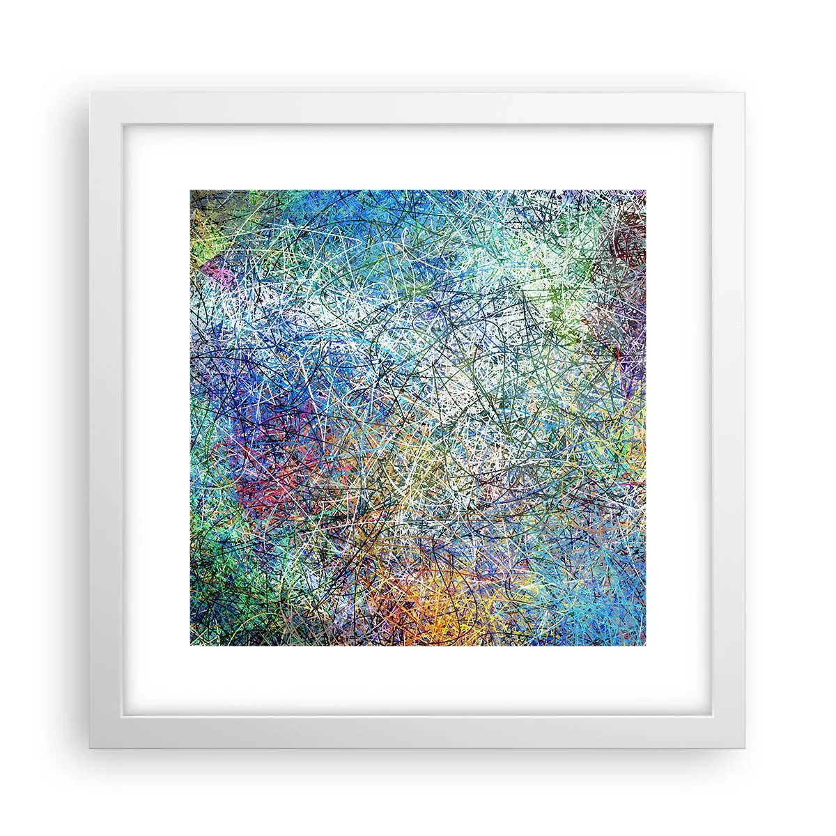 Plakát v bílém rámu - To není tak jednoduché - 30x30 cm