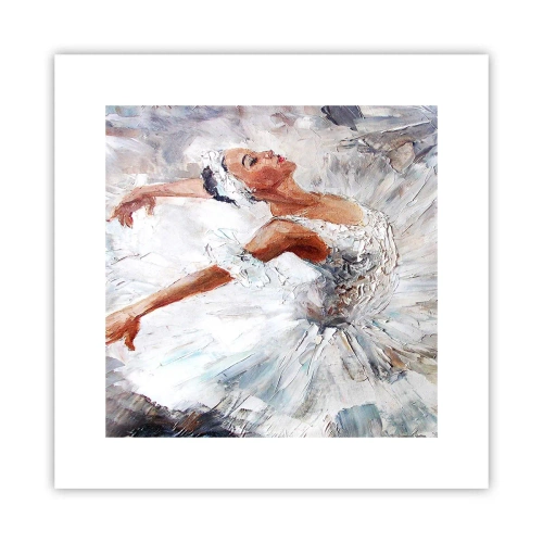 Plakát - Jemná a lehká jako tyl - 30x30 cm