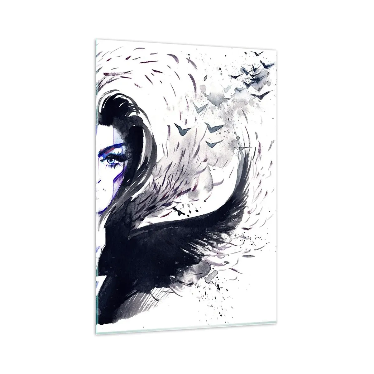 Obraz na skle - Démonická a krásná - 80x120 cm