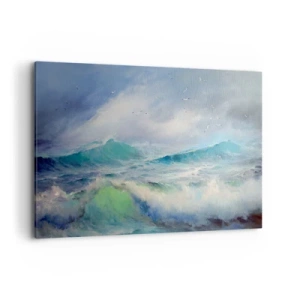 Obraz na plátně - „Vichřice zavyla triumfálně…“ - 100x70 cm