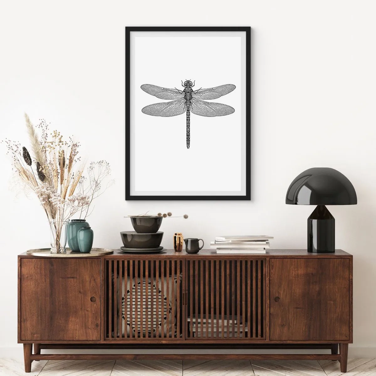 Plakát v černém rámu - Přesnost přírody - 70x100 cm