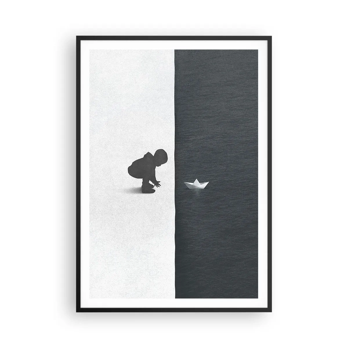 Plakát v černém rámu - Velká výprava - 70x100 cm