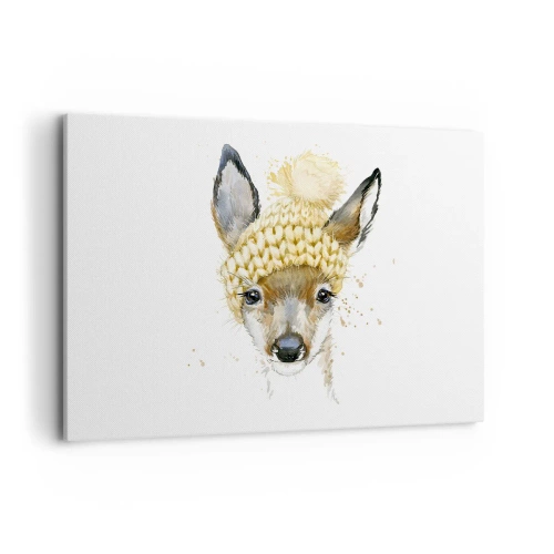 Obraz na plátně - V zimě ve sněžném lese - 120x80 cm