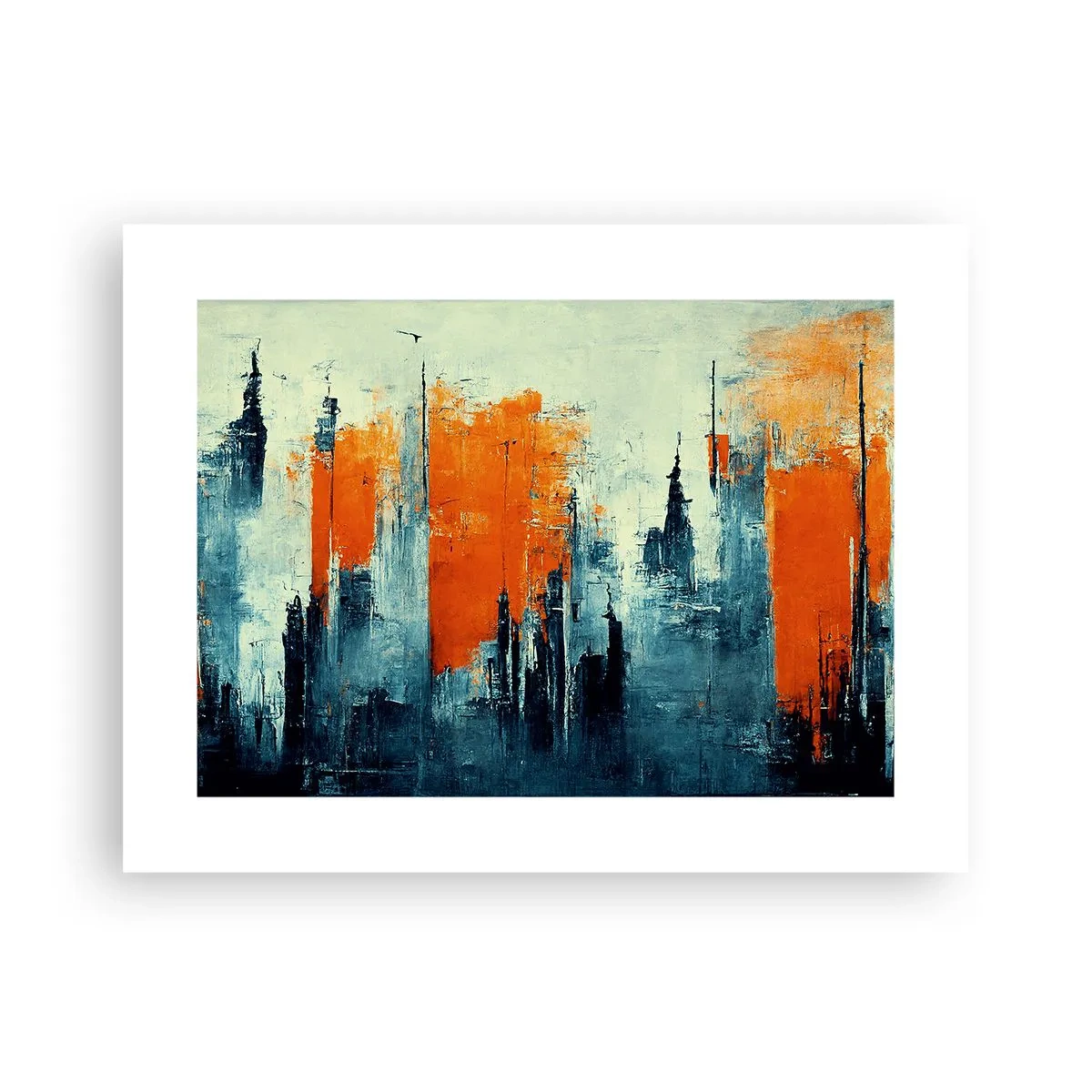 Plakát - Moderní krajina - 40x30 cm