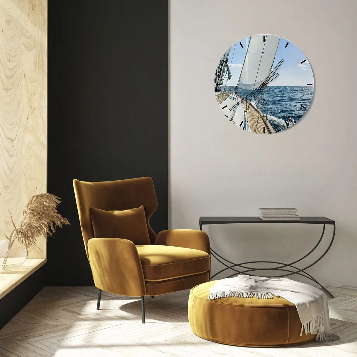 Nástěnné hodiny - Ahoj, dobrodružství - 40x40 cm