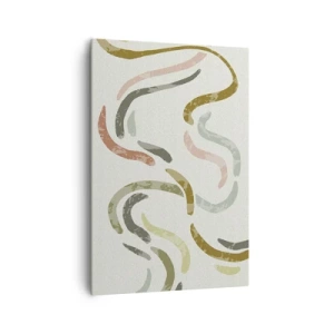 Obraz na plátně - Radostný tanec abstrakce - 70x100 cm